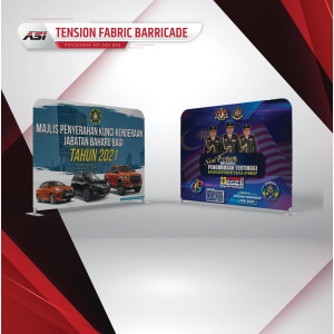 Tension Fabric Barricade
